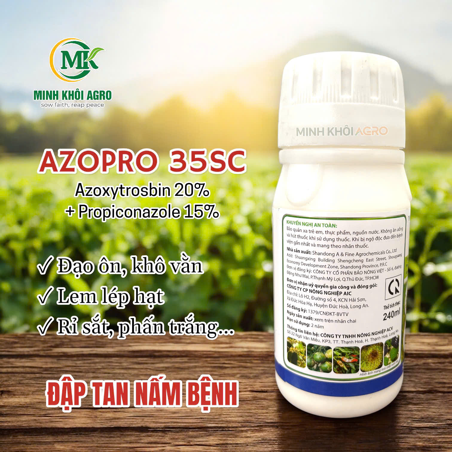 BN Azopro 35SC - Chai 240ml